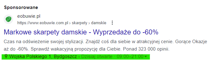 rozszerzenia reklamy