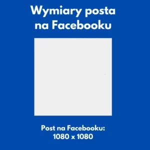Przykład wymiarów grafik na Facebook